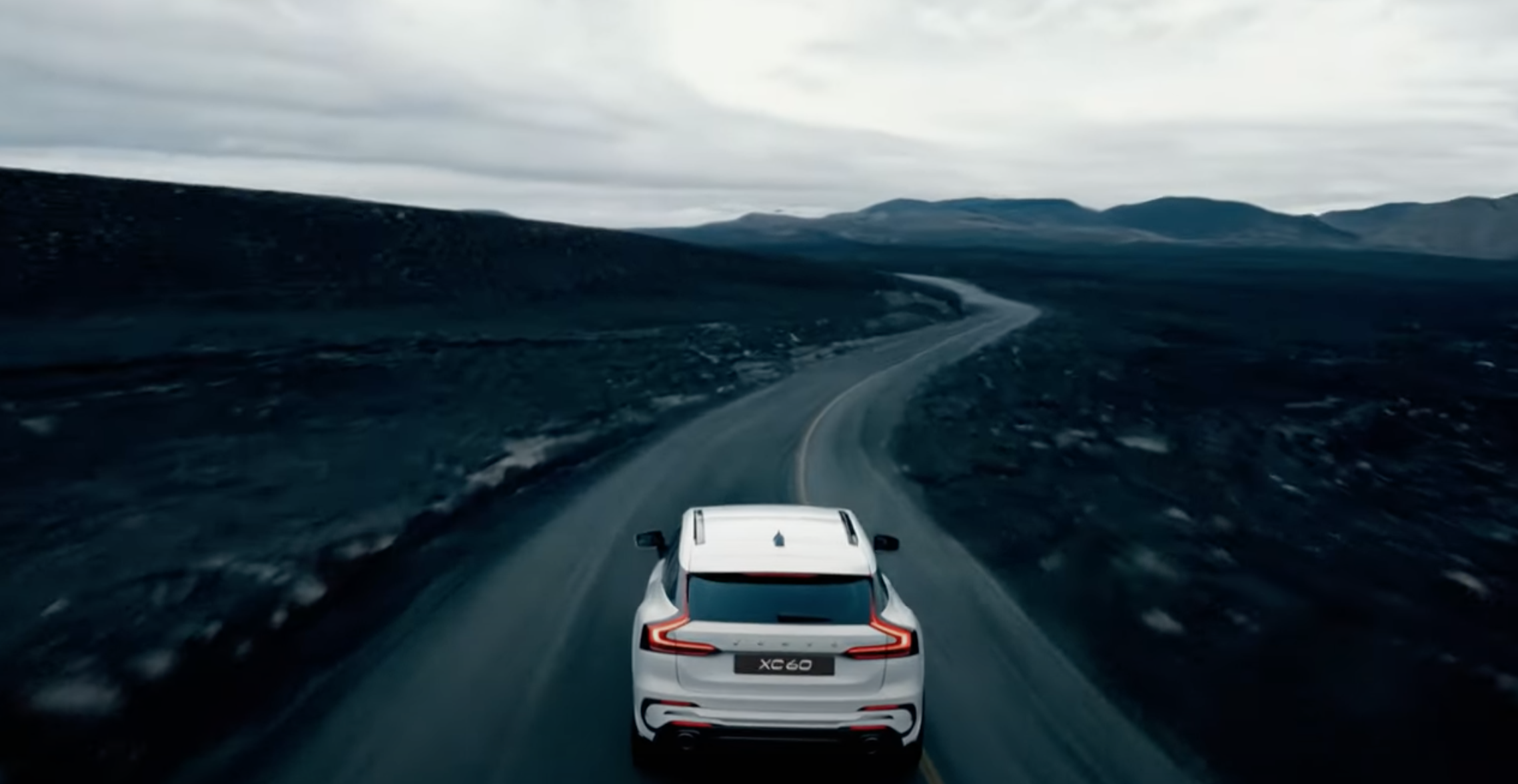 A Car driving in a landscape