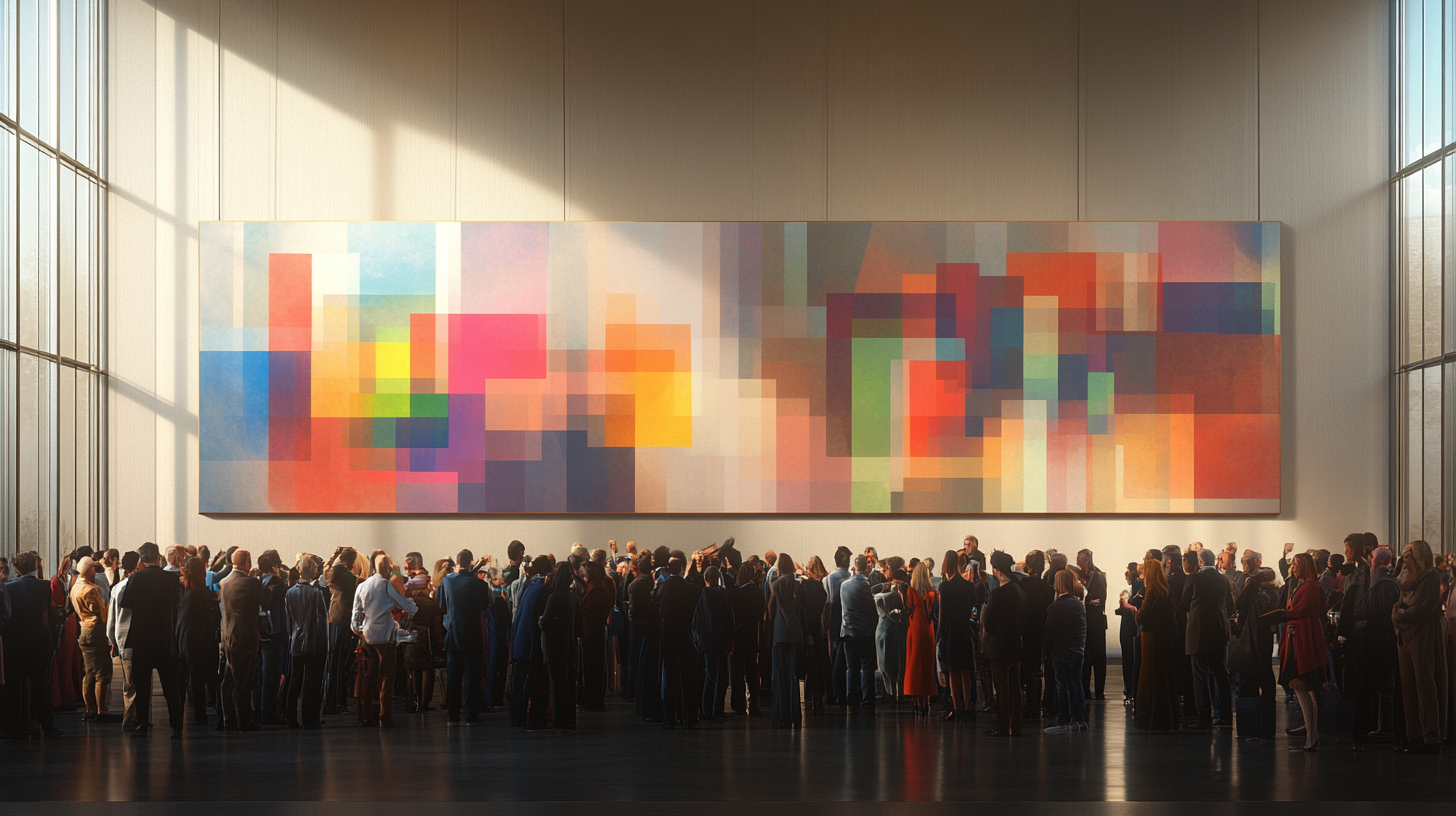 Auction scene
