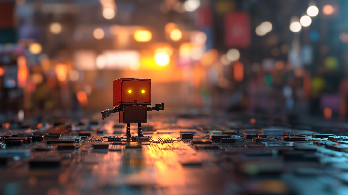 Eine kleine Computerfigur