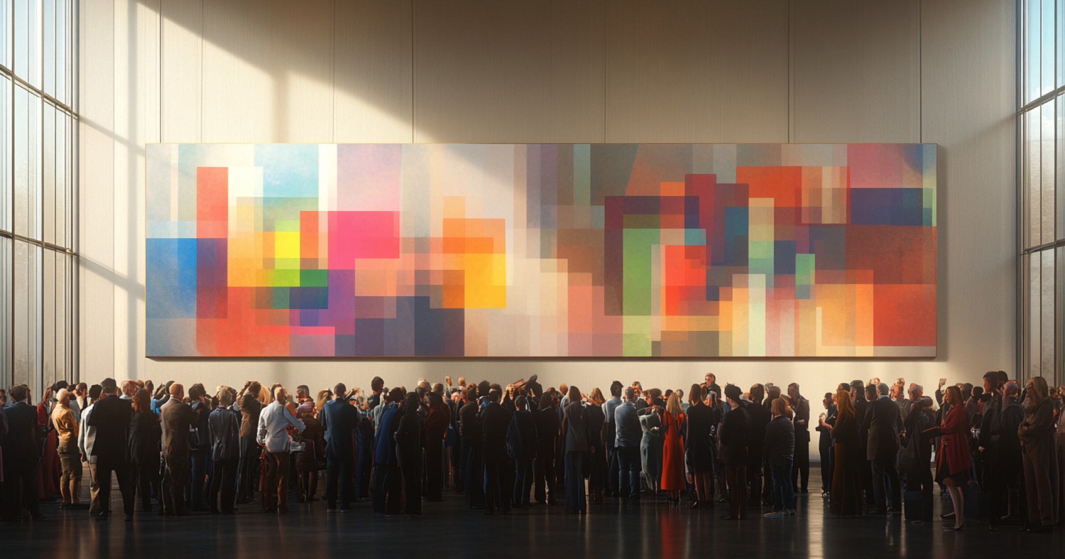 Auction scene