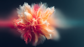 eine surreale Explosion